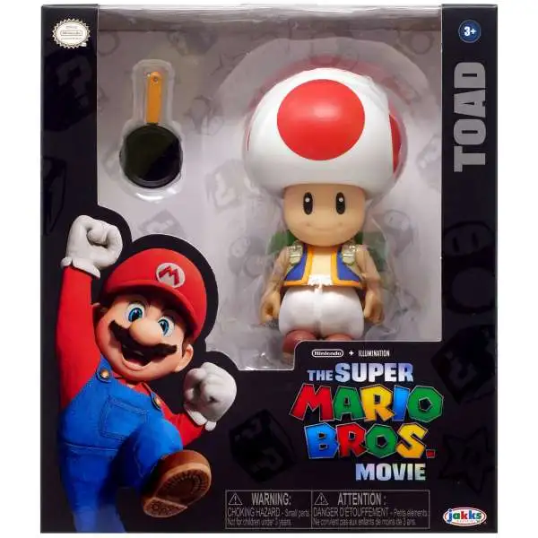 Super Mario Bros. The Movie Toad 5-Inch Figure [with Frying Pan]