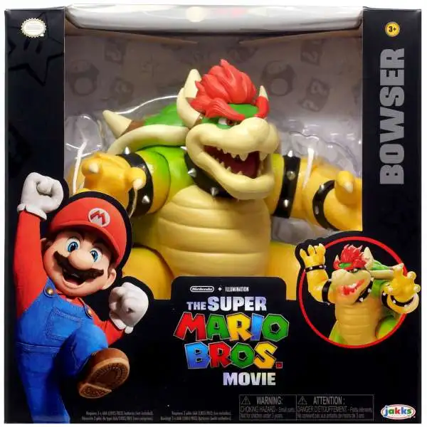 The Super Mario Bros. Movie 7 inch Feature Bowser Action Figure