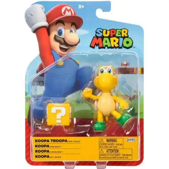 World of Nintendo Wave 33 Koopa Troopa Action Figure [with Question Block]