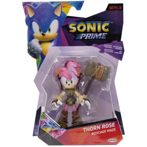  Sonic Prime 5 Articulated Action Figure - Rusty Rose Yoke City  : Toys & Games