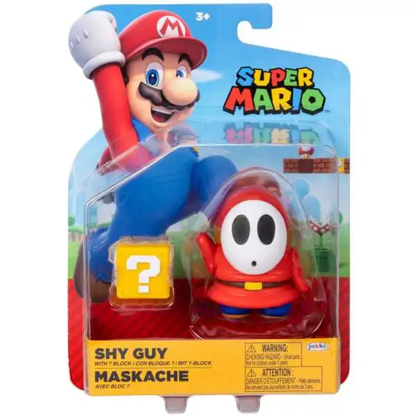 World of Nintendo Super Mario Wave 35 Shy Guy Action FIgure [with ? Block]