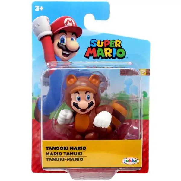 World of Nintendo Super Mario Wave 42 Tanooki Mario 2.5-Inch Mini Figure