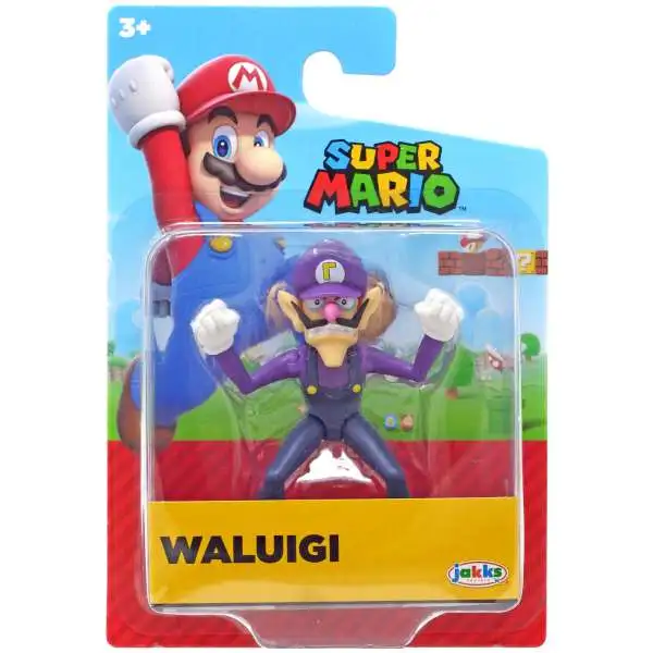 World of Nintendo Super Mario Waluigi 2.5-Inch Mini Figure