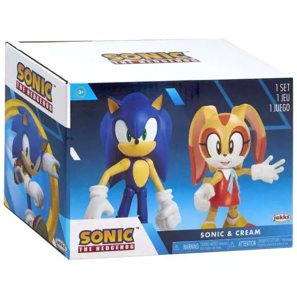 Sonic The Hedgehog Sonic & Cream Action Figure 2-Pack