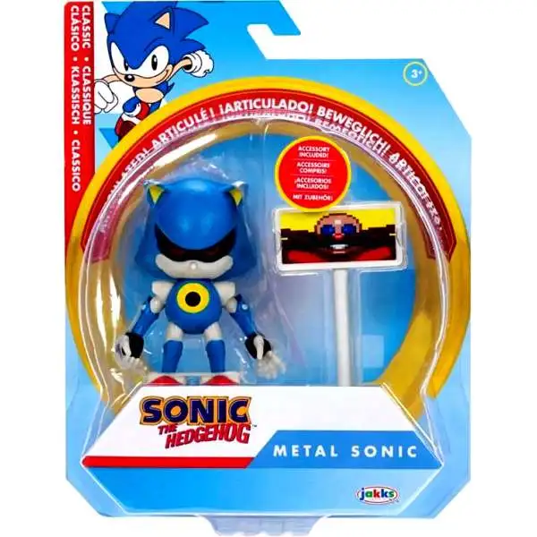 Sonic The Hedgehog Metal Sonic Action Figure [Classic, with Goal Post]