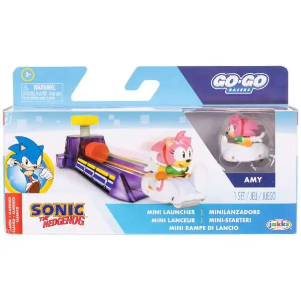 Sonic The Hedgehog Go Go Racers Classic Amy Mini Launcher