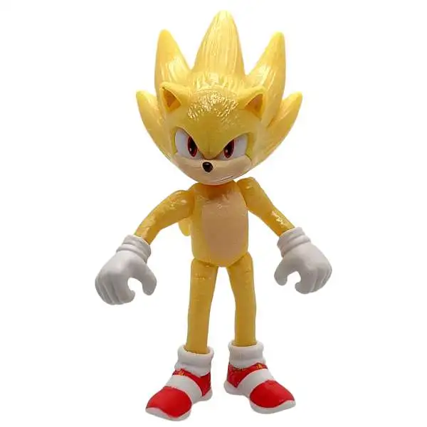 Sonic The Hedgehog 3 Light Up Super Sonic Exclusive 5 Action