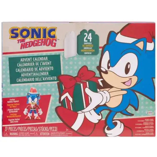 Sonic The Hedgehog 2024 Holiday Sonic 2.5-Inch Advent Calendar [24 Surprises]