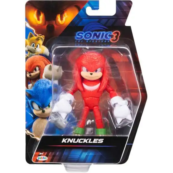 Sonic The Hedgehog 3 Wave 2 Knuckles Action Figure