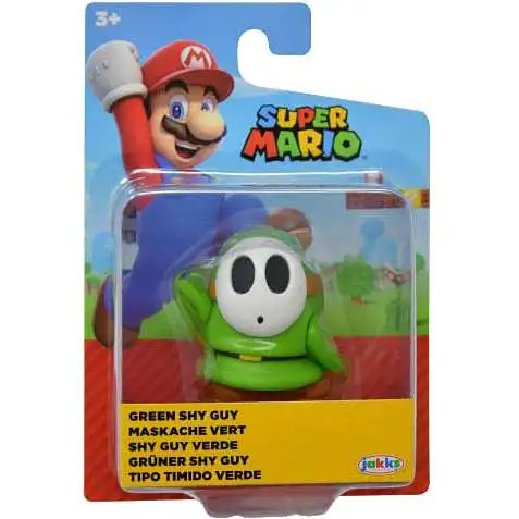 World of Nintendo Super Mario Wave 47 Green Shy Guy 2.5-Inch Mini Figure