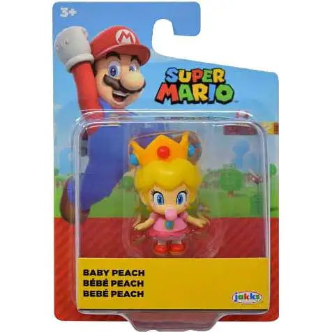 World of Nintendo Super Mario Baby Peach 2.5-Inch Mini Figure