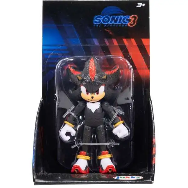 Sonic The Hedgehog 3 Shadow 2.5 Mini Figure Damaged Package Jakks