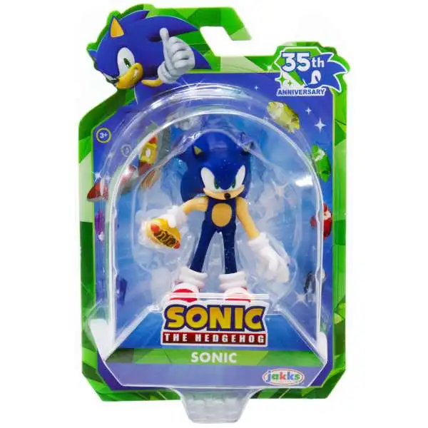 Sonic The Hedgehog 35th Anniversary Sonic 2.5 Mini Figure Jakks