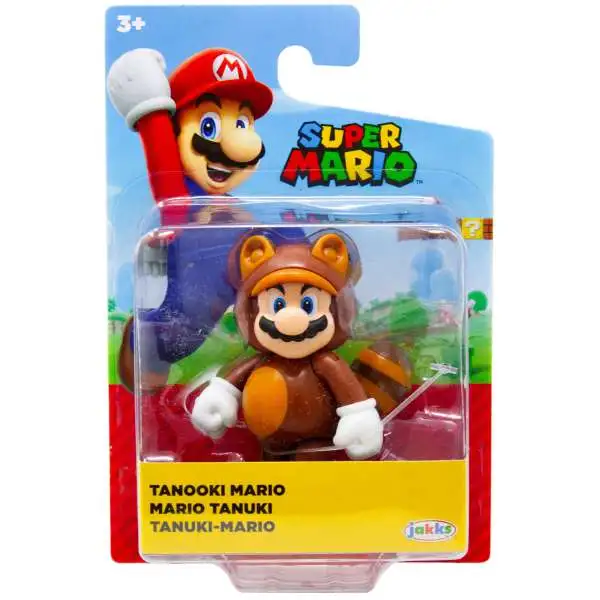 World of Nintendo Super Mario Tanooki Mario 2.5-Inch Mini Figure