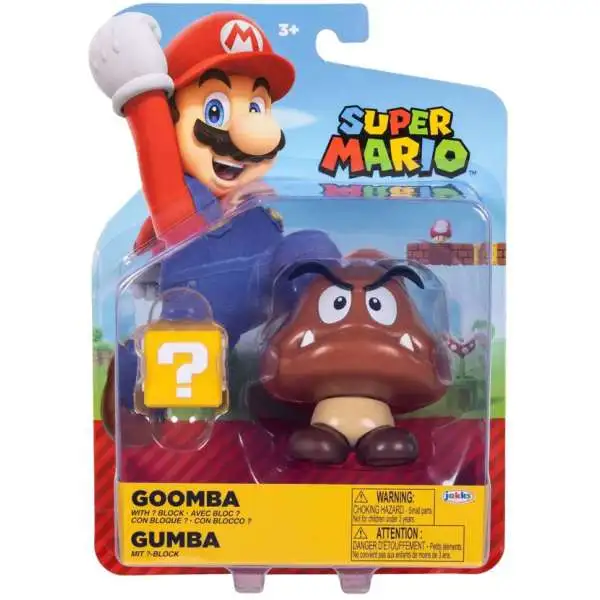 World of Nintendo Super Mario Wave 49 Goomba Action Figure [with ? Block]