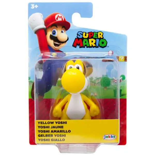World of Nintendo Super Mario Yellow Yoshi 2.5-Inch Mini Figure