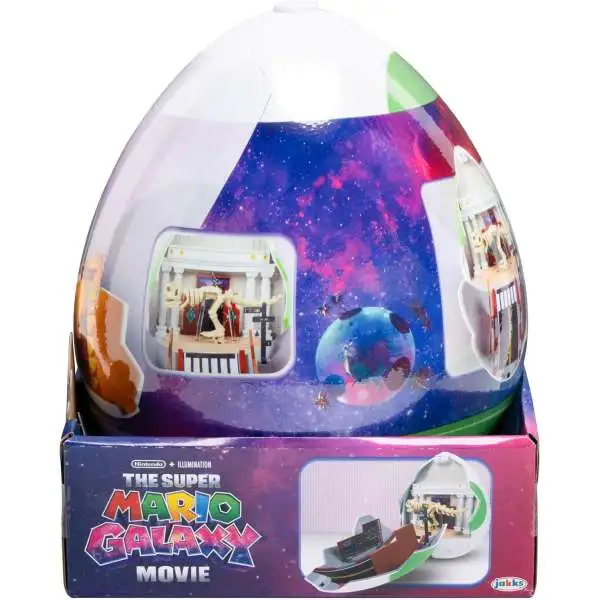 Super Mario Galaxy Movie Yoshi Egg 1.5-Inch Playset [Yoshi & Exclusive Fire Mario Figures]
