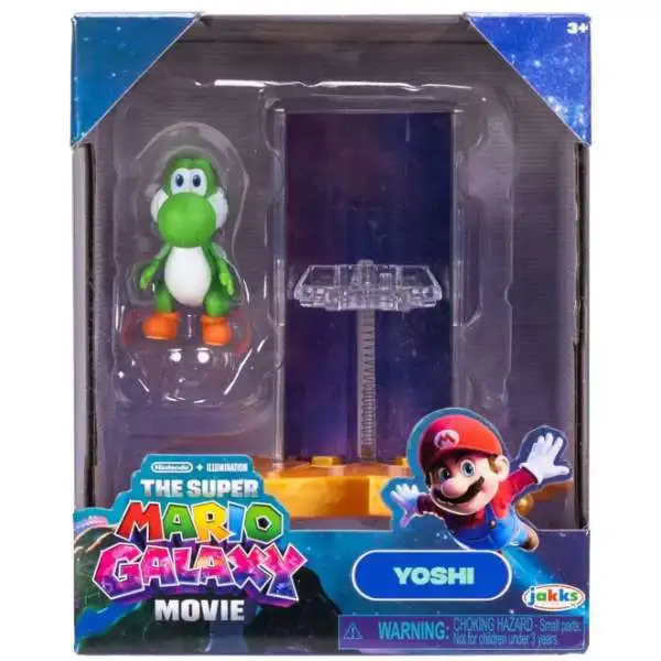 Super Mario Galaxy Movie Yoshi with Star Launcher 1.5-Inch Mini Figure