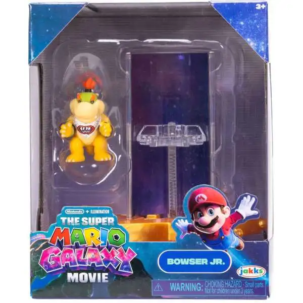 Super Mario Galaxy Movie Bowser Jr. with Star Launcher 1.5-Inch Mini Figure