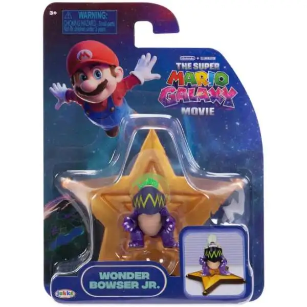 Super Mario Galaxy Movie Wonder Bowser Jr. 1.5-Inch Mini Figure