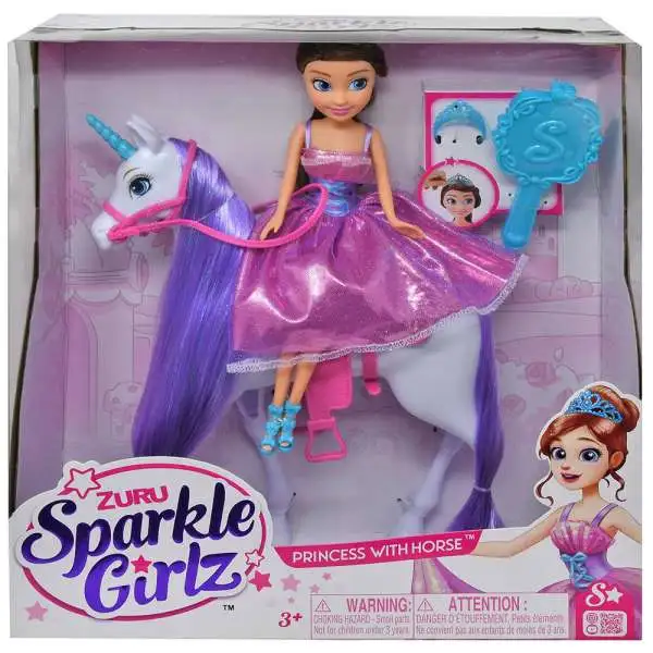 Sparkle Girlz Princess with Horse Doll