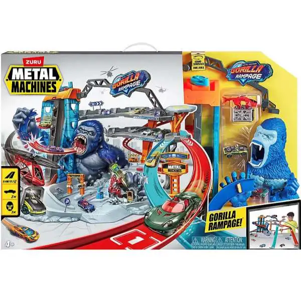 Metal Machines Gorilla Rampage Exclusive Track Attack Playset