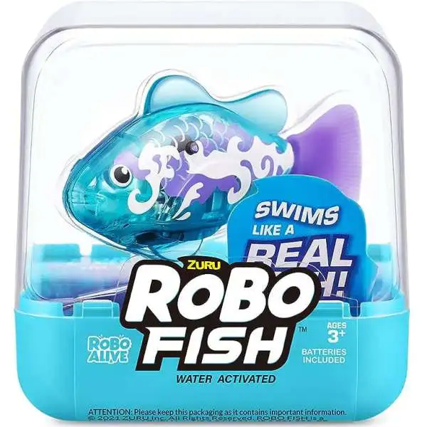 Robo Alive Little Fish Teal Robotic Pet Figure [Version 2]