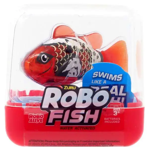 Robo Alive Robo Fish Red Robotic Pet Figure [Version 2]