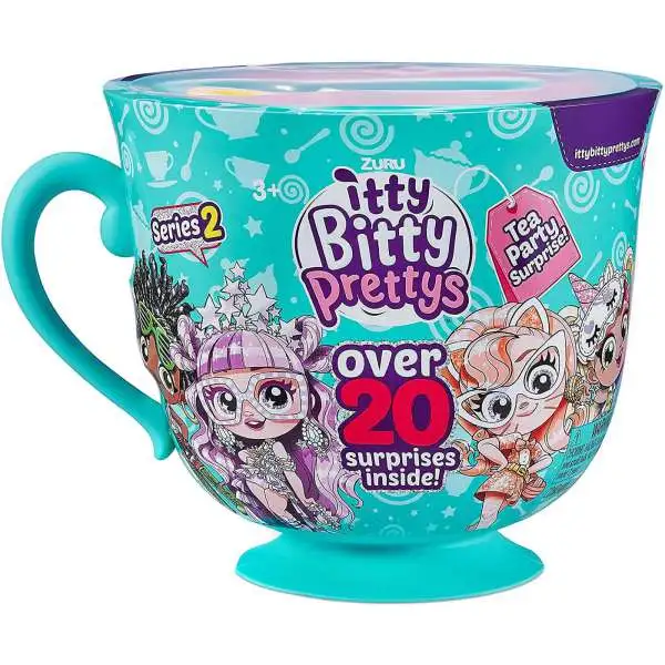 Itty Bitty Prettys Series 2 Tea Party Surprise Teacup Playset