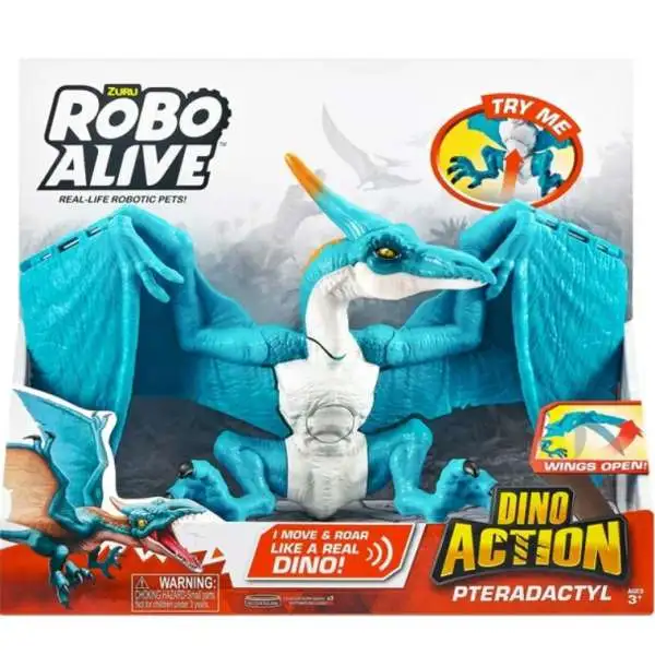 Robo Alive Dino Action Pterodactyl Robotic Pet Figure