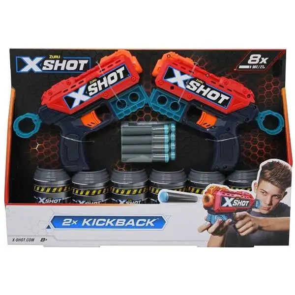 X-Shot Kickback Blaster 2-Pack