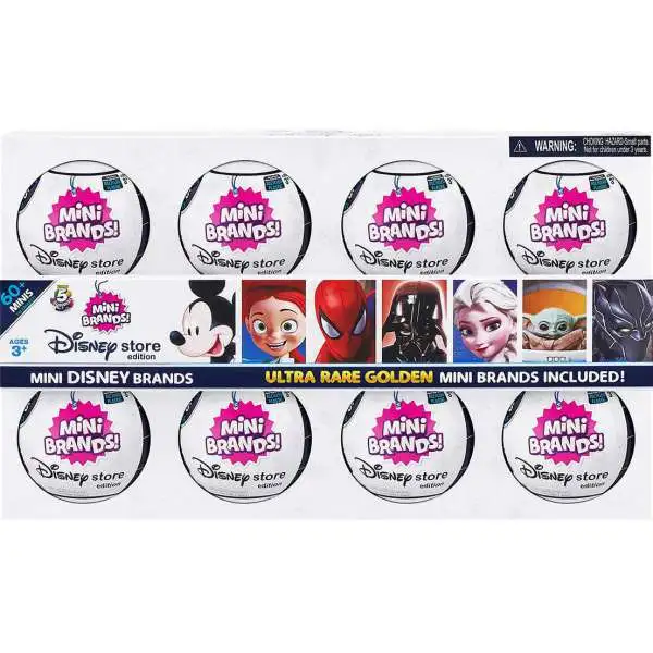 5 Surprise Mini Brands! Disney Store Edition Series 1 Mystery 8-Pack