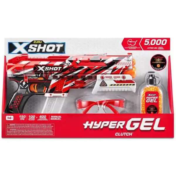 X-Shot Hyper Gel Clutch Blaster [with 5,000 Gellets]