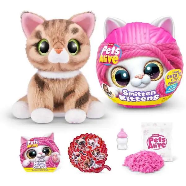 Pets Alive Smitten Kittens Series 1 Calico Cat Minx Interactive