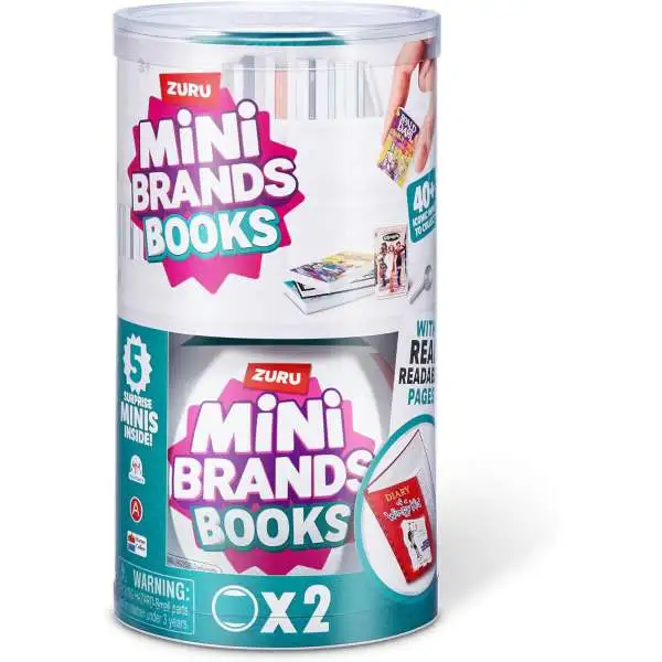 5 Surprise Mini Brands! BOOKS Mystery 2-Pack