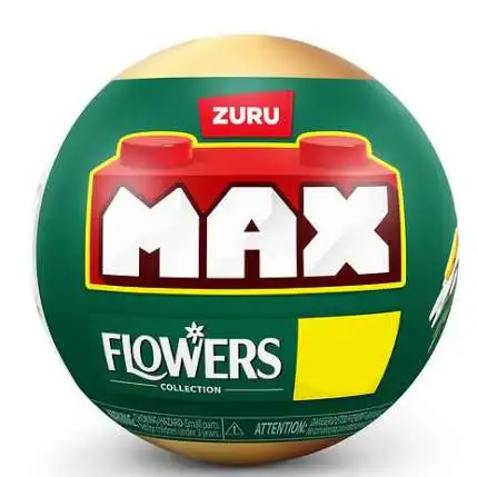 MAX Premium Collection Brick Construction FLOWERS Mystery Pack [Up to 149 Pieces, Green]