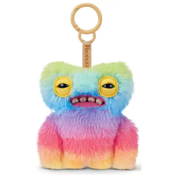 Fuggler Wide Eyed Weirdo 4-Inch Plush Keyring [Rainbow]
