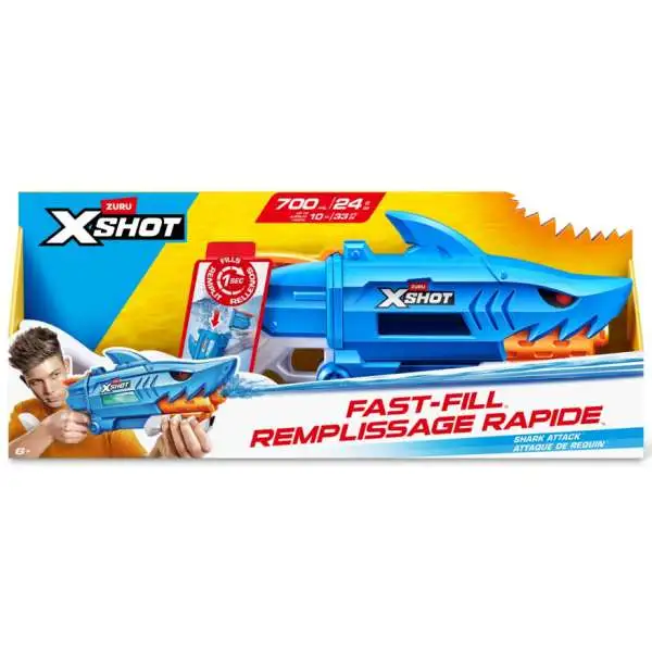 X-Shot Fast-Fill Shark Attack Water Blaster