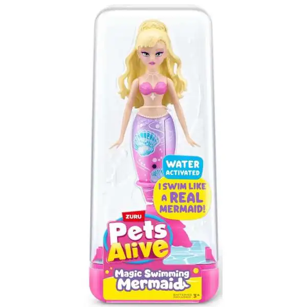 Pets Alive Magic Swimming Mermaid PINK Outfit 5-Inch Figure [Swims Like a Real Mermaid!]