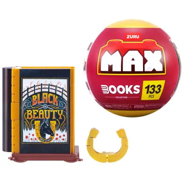 クマックスBIG 6色セット MAX Brick Construction Books Black Beauty Set 133 Pieces Zuru Toys