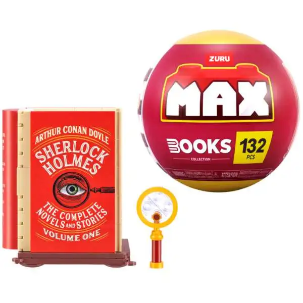 MAX Brick Construction Books Sherlock Holmes Set [132 Pieces]