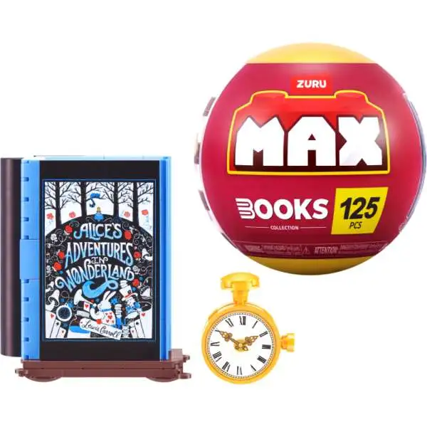 MAX Brick Construction Books Alice in Wonderland Set 125 Pieces