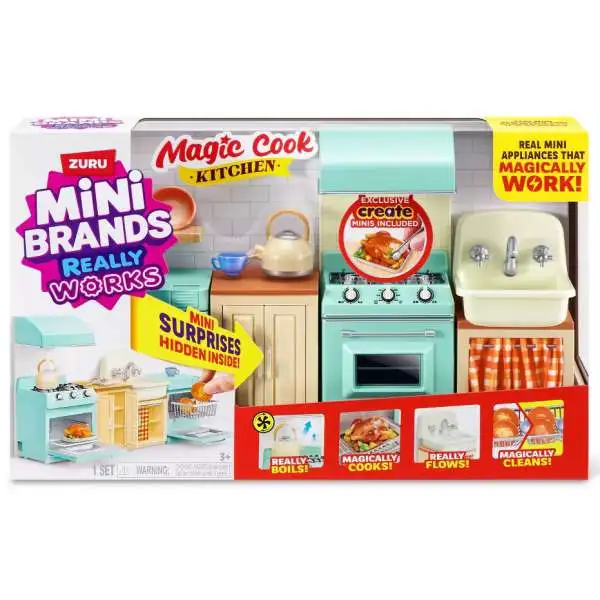 Mini Brands! Really Works Magic Cook Kitchen Playset