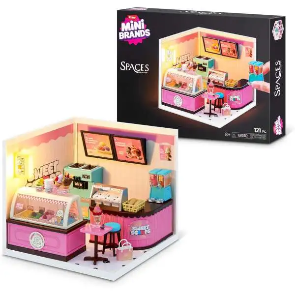 5 Surprise Mini Brands Spaces Collection Sweet Scoop Playset Zuru