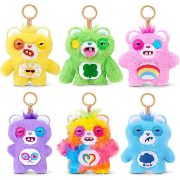 Fuggler Care Bears Care Bears 5 Plush Keyring 6-Pack Set Zuru Toys