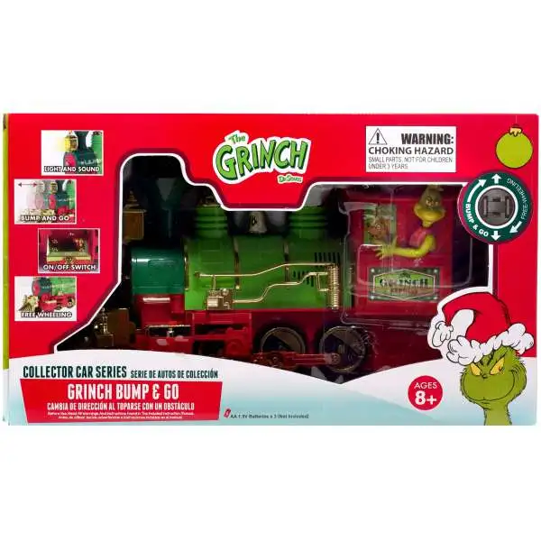 Dr. Seuss How the Grinch Stole Christmas! Collector Car Series Grinch Bump & Go Train