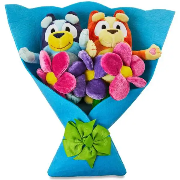 2024 Valentine's Day Bluey & Bingo 14-Inch Plush Bouquet