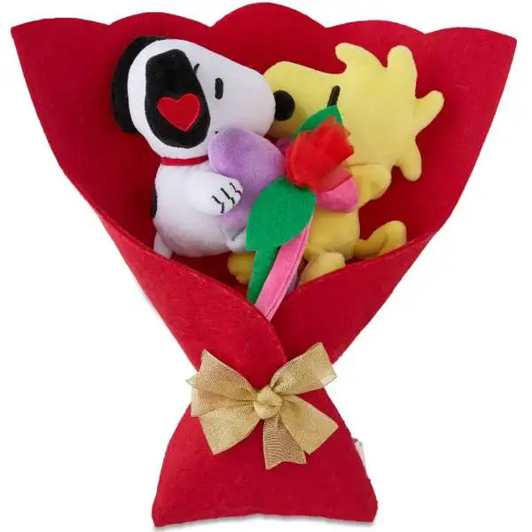 Peanuts 2026 Valentines Day Snoopy Woodstock 14 Plush Bouquet 2