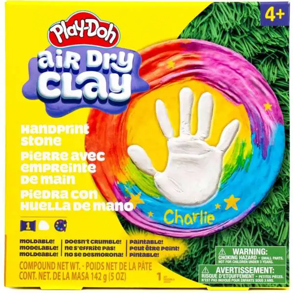 Play-Doh Air Dry Clay Handprint Stone Play Set