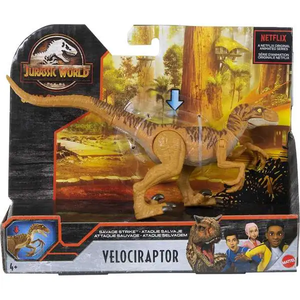 Jurassic World Camp Cretaceous Velociraptor Action Figure [Light Brown]